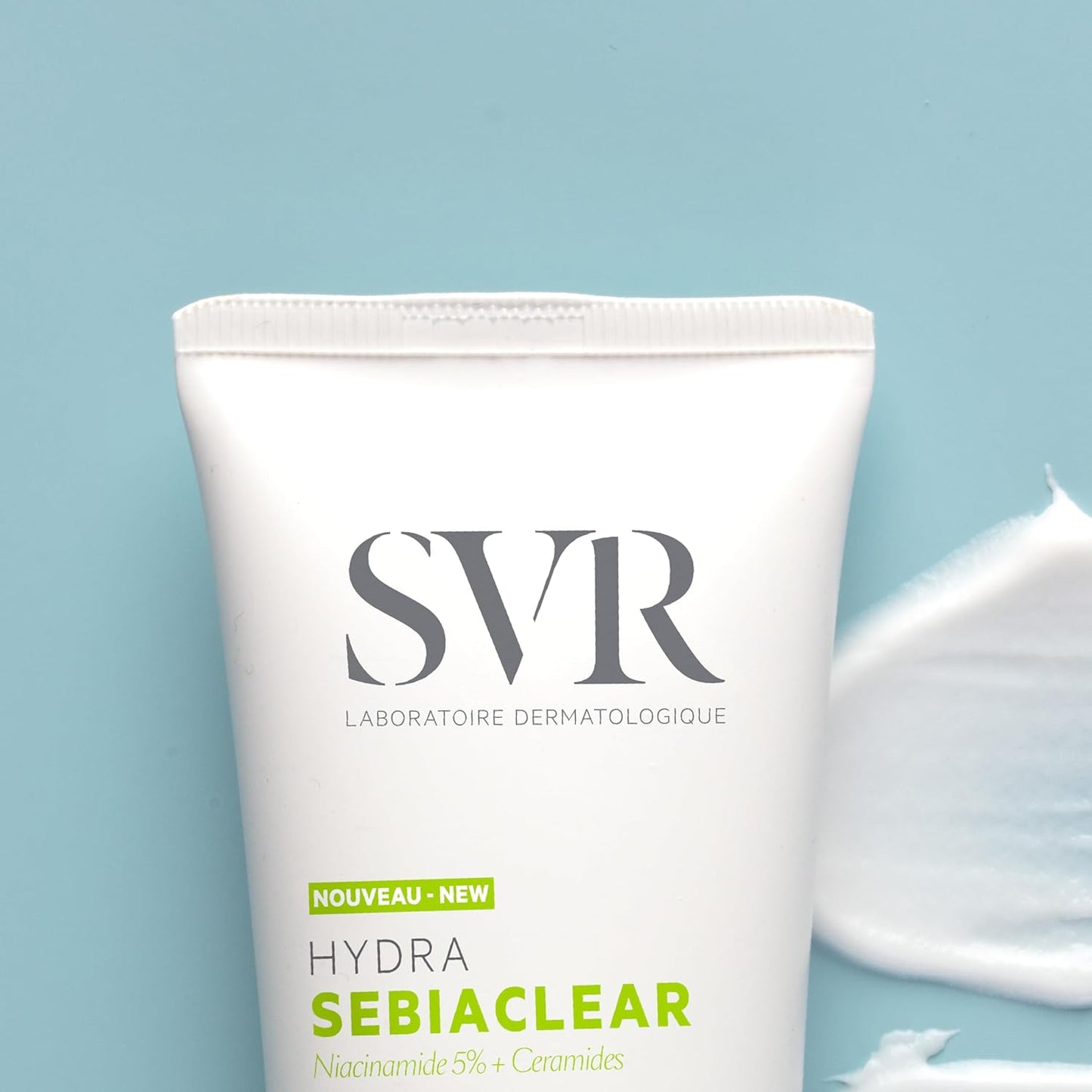 SVR Sebiaclear Hydra Daily Moisturizer - Hyaluronic Acid & Niacinamide for Oily, Sensitive Skin | 48-Hour Hydration, Matte Finish