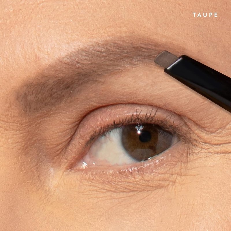 Laura Geller Waterproof Eyebrow Pencil & Brow Gel - Taupe | Fills Sparse Brows, Defines & Sets, Smudge-Proof