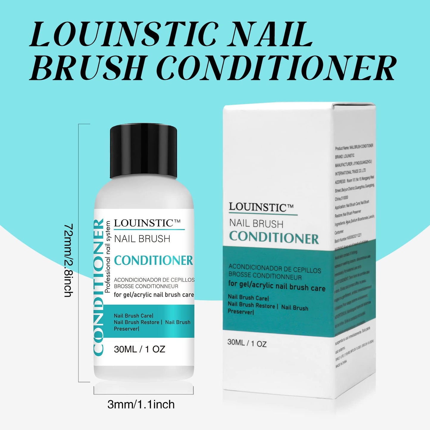 Gel Polish Remover & Cuticle Oil for Nails & Gel Nail Brush Cleaner & Colorful Nail Polish Remover Tools & Glass