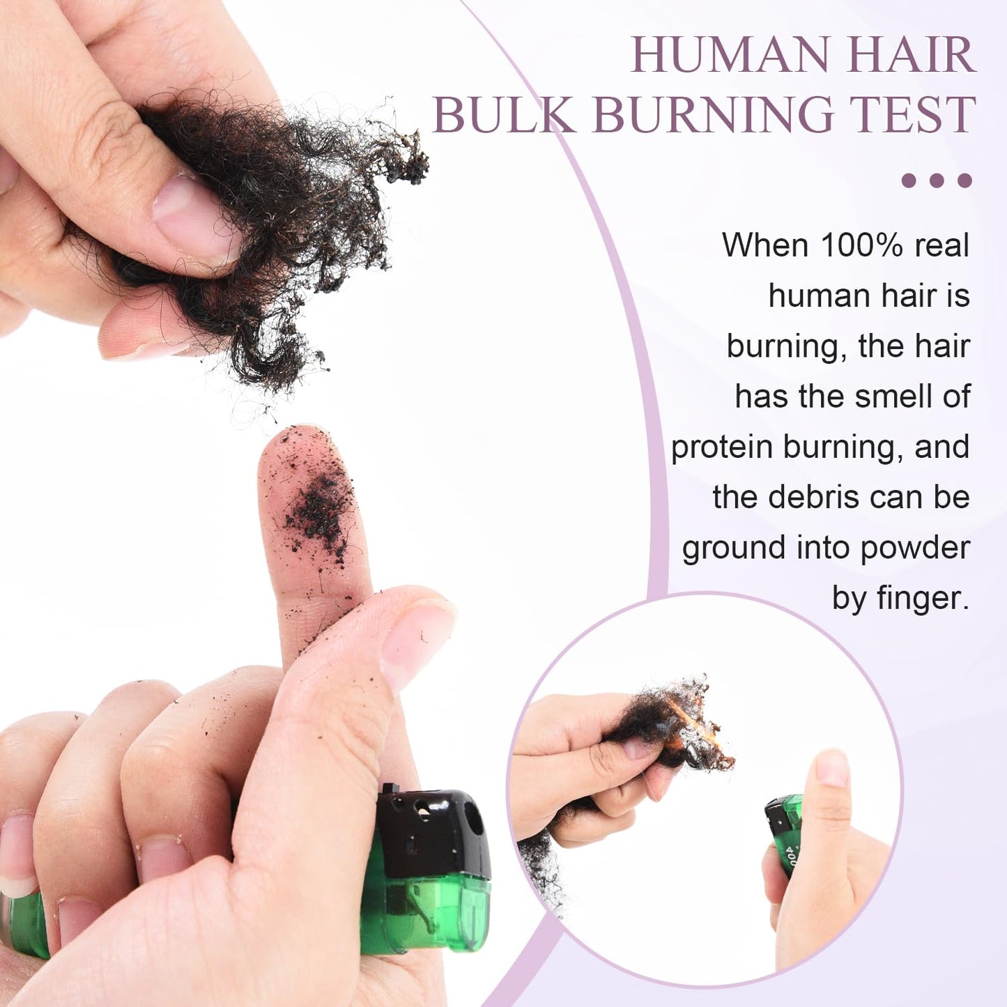 Lovenea Afro Kinky Curly Bulk Human Hair 50g/pack 100% Real Human Hair for Mini Twist/Braiding/Loc Extensions Curly Hair Natural Afro Bulk for Dreadlocks (4#, 14 Inch-50g)