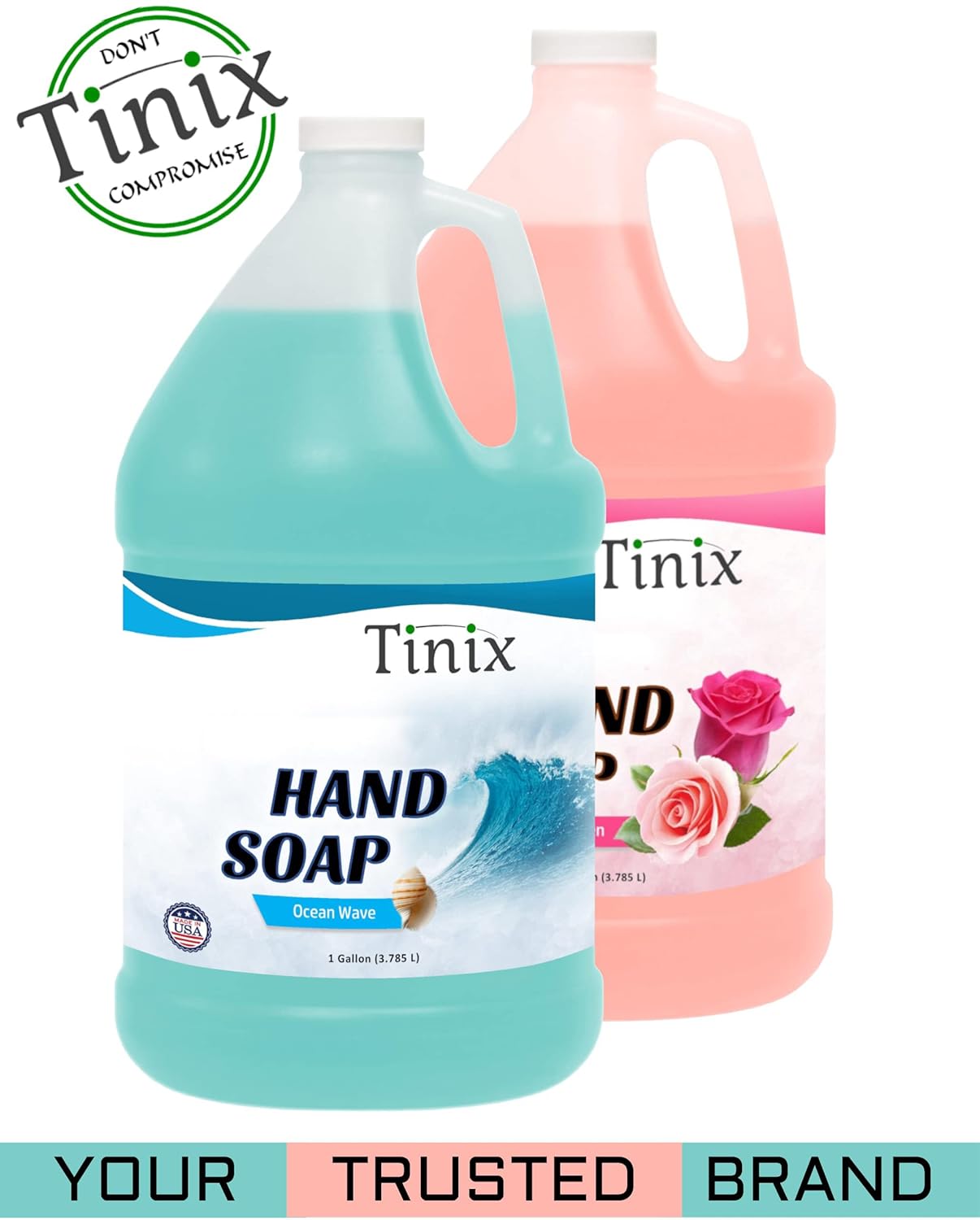 Premium Hand Soap Refill - Ocean Wave Scent | Value Size 1 Gallon, 128 Fl Oz
