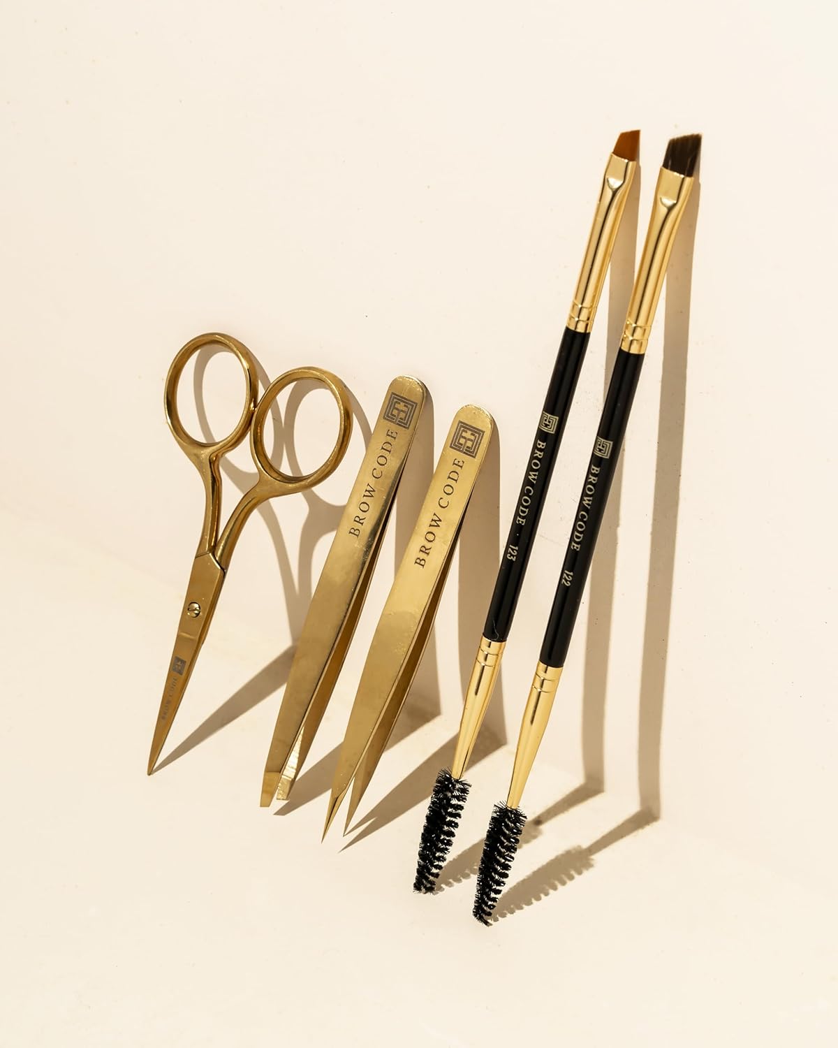 Brow Code Define & Line Brush - Precision Eyebrow Makeup Tool for Flawless Brows