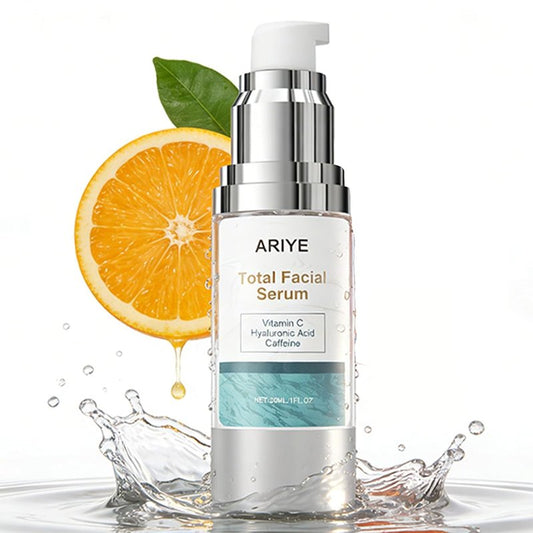 Vitamin C Serum for Face - Super Hydrating with Hyaluronic Acid & Peptide Complex | Lightweight Daily Essence for All Skin Types - 1 Oz