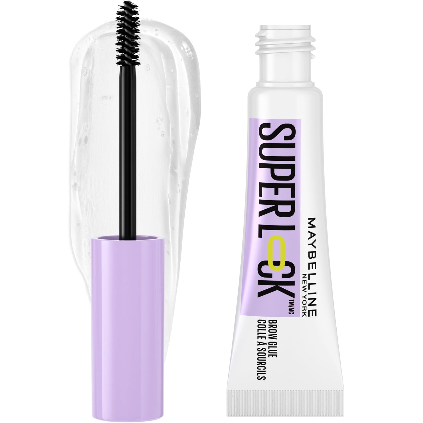 Maybelline Super Lock Brow Glue Eyebrow Gel, Lightweight Brow Gel For Up To 24HR Hold