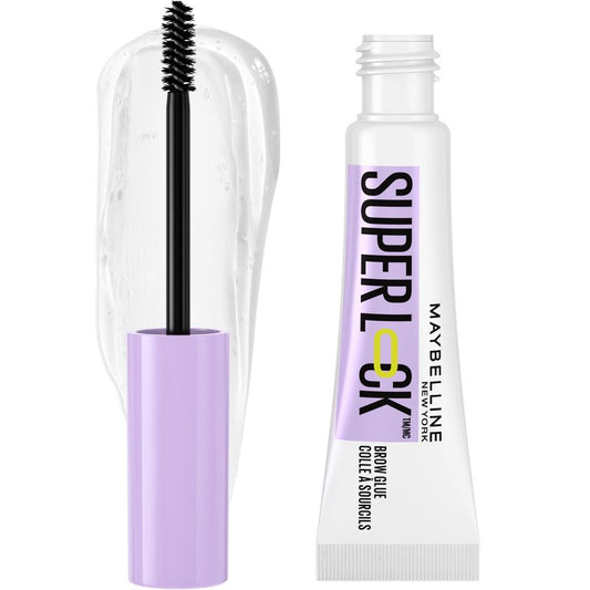 Maybelline Super Lock Brow Glue Eyebrow Gel, Lightweight Brow Gel For Up To 24HR Hold