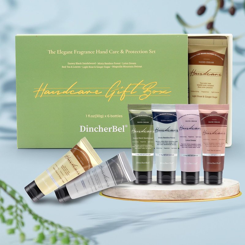 DincherBel 24 Pack Hand Cream Set - Travel Size Moisturizing Scented Hand Lotion for Dry Skin, Ideal Holiday Gift for Women