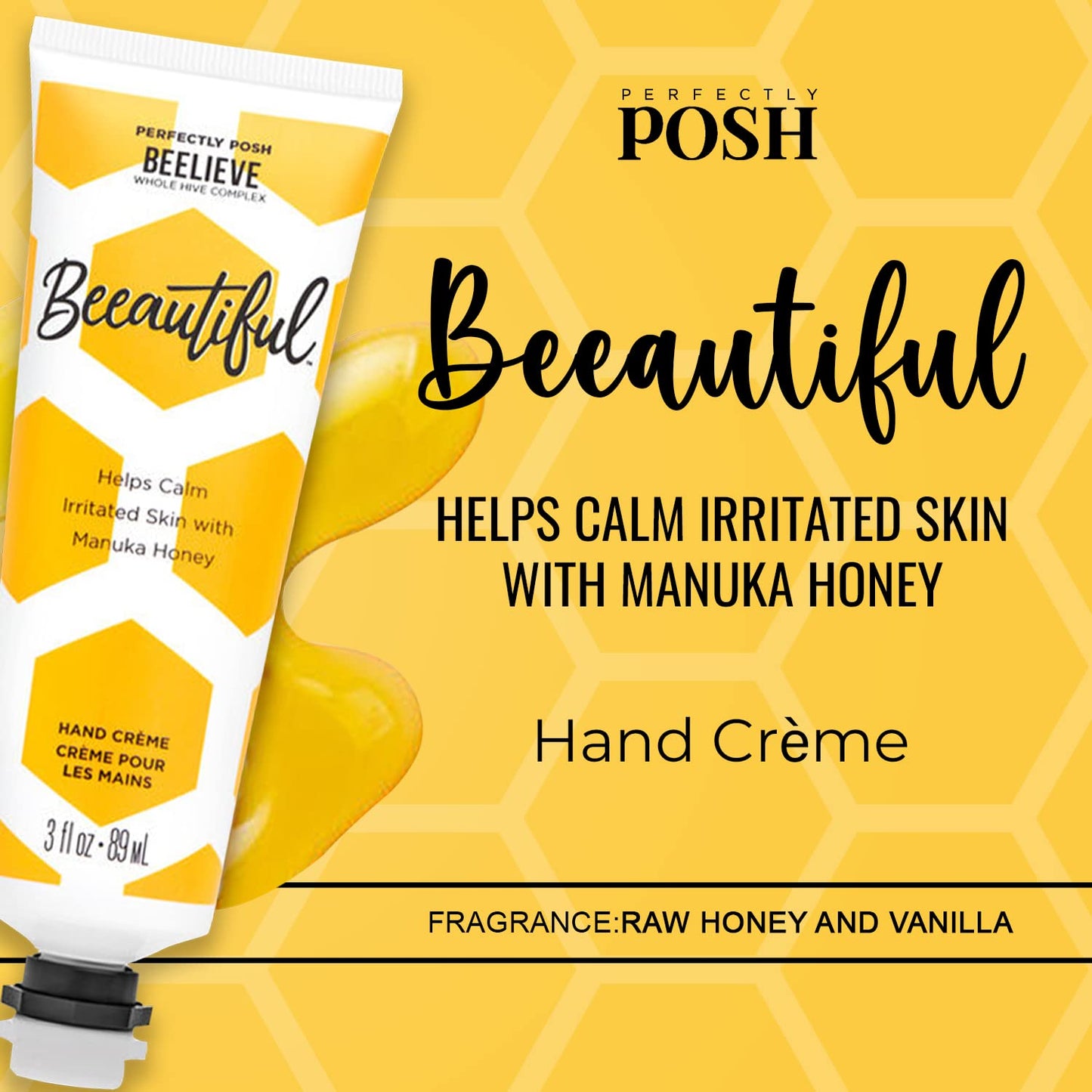 Perfectly Posh - Beeautiful Hand Cream - Hand Cream - 3 fl oz