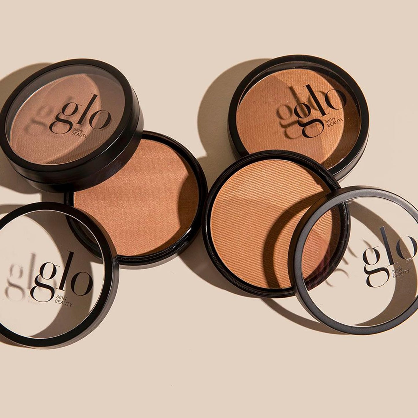 Glo Skin Beauty Bronze – Natural Mineral Pressed Powder Bronzer for Face for a Sun-Kissed Glow, Lightweight Makeup Infused with Antioxidants