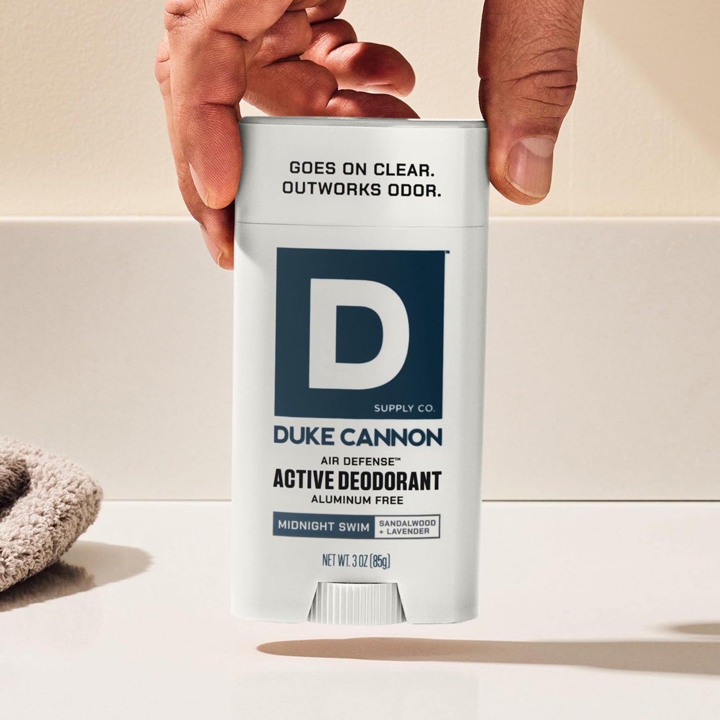 Duke Cannon Supply Co. Anti-Perspirant Deodorant for Men 3 oz. Sawtooth, 2 Pack - Unique Masculine Scent, Odor Control & Soothe Skin