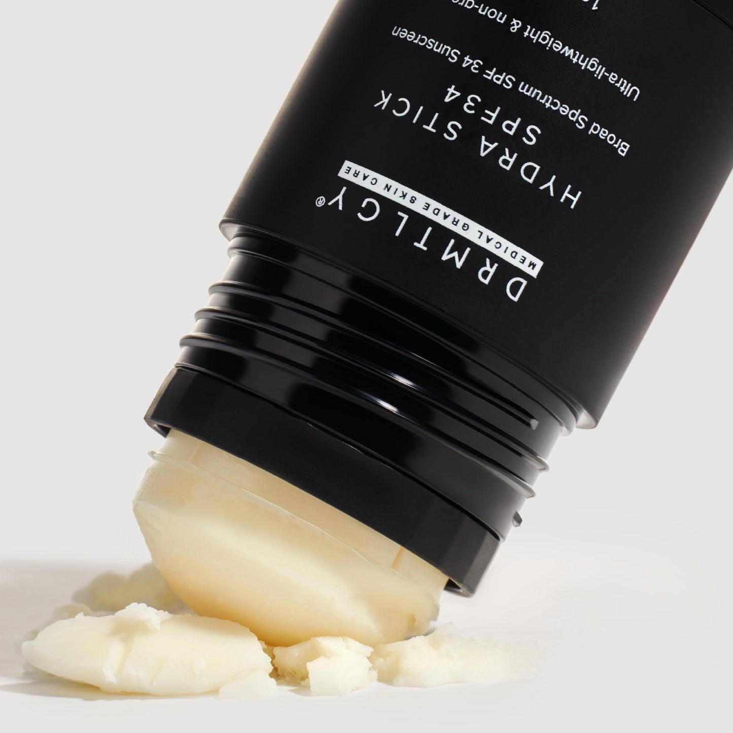 DRMTLGY Hydra Stick SPF 34 – Invisible, Mess-Free Face & Body Mineral Bar Sunscreen Stick with Squalane, Aloe & Coconut Oil – Water-Resistant Broad Spectrum Sun Screen for All Skin Types