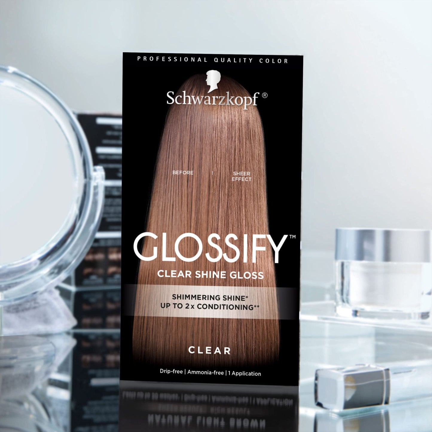 SCHWARZKOPF Glossify Cream Box Ammonia Free Hair
