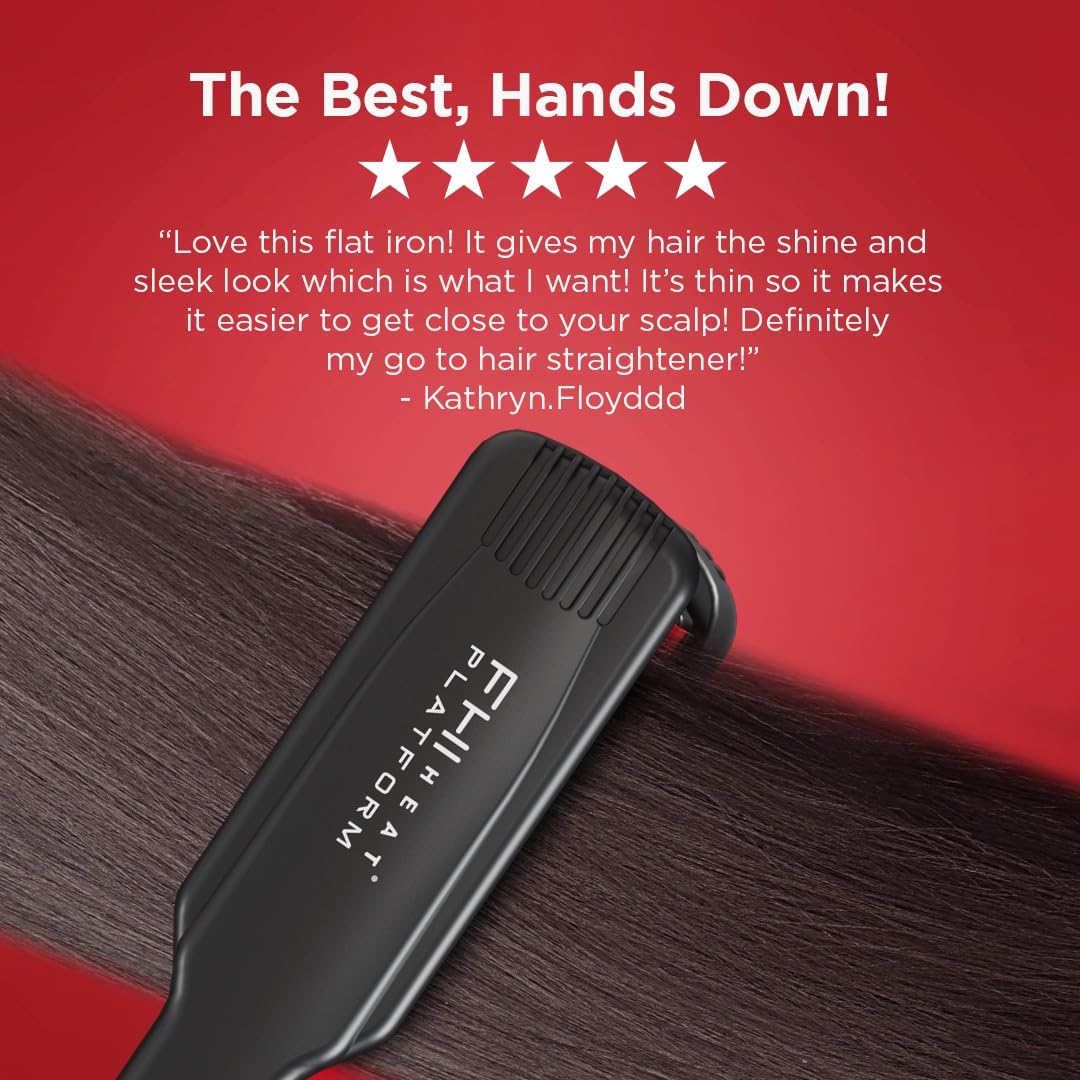 FHI HEAT Platform Pro Styling Tourmaline Hair Straightener for All Hair Types, 1 3/4 Inch