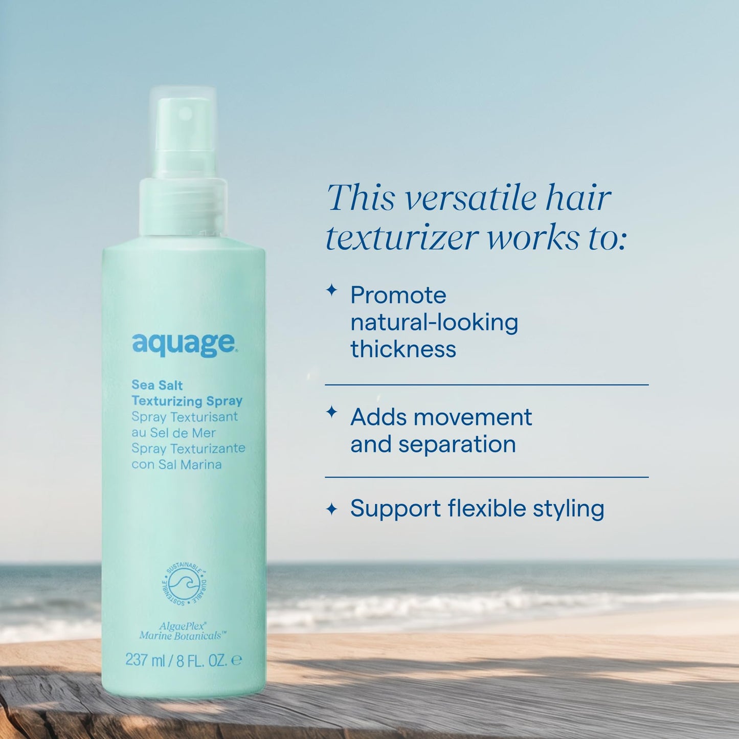 Aquage Thickening Spray Gel & Heat-Activated Hair Volumizer, 8 oz