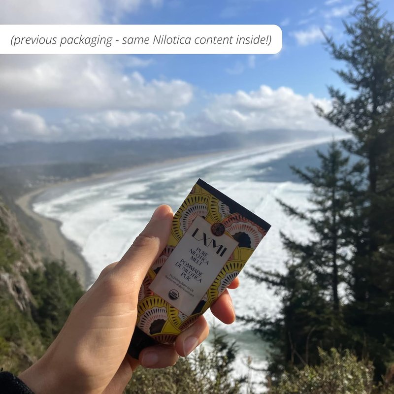 LXMI Pure Nilotica Melt Barrier Repair Balm - 100% Organic Vegan Skincare | Noncomedogenic, Social Impact-Sourced