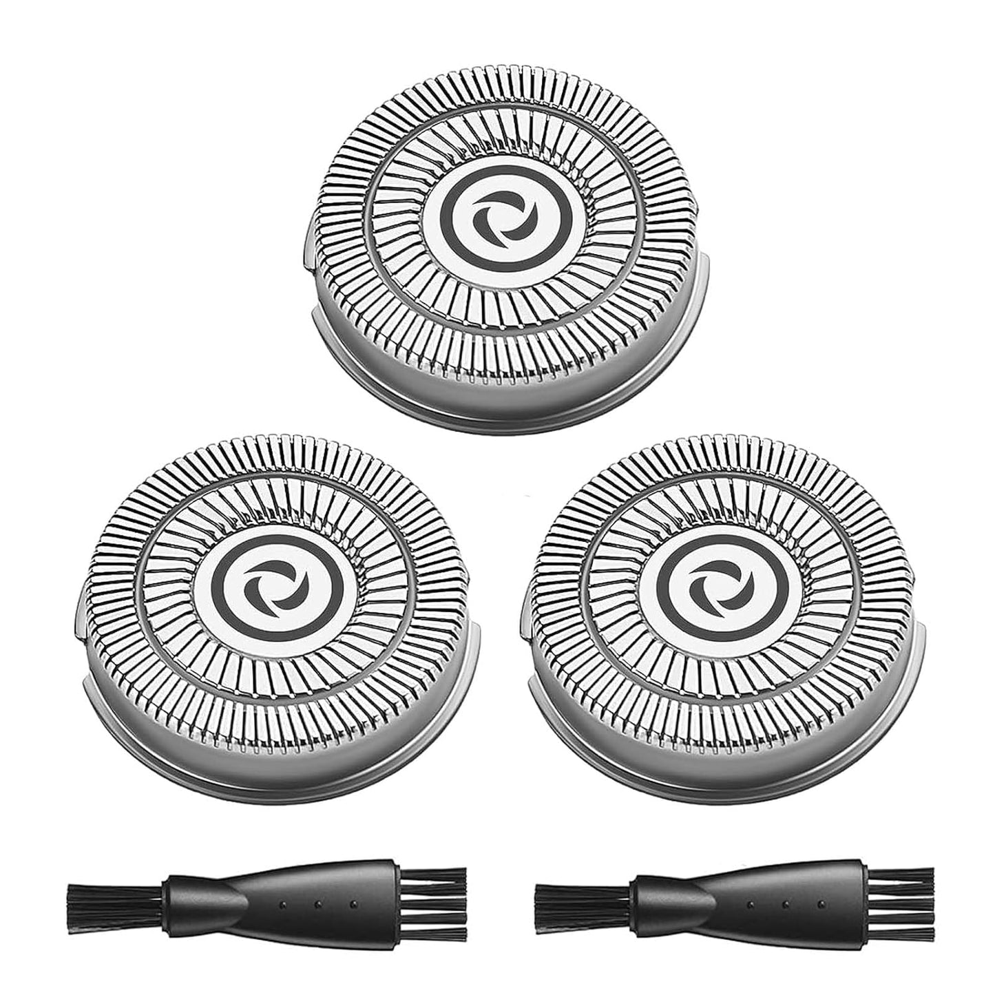 SweetLF Replacement Blades for Electric Razor - 3PCS Shaver Heads with 2 Cleaning Brushes | Compatible with SWS7105 Models