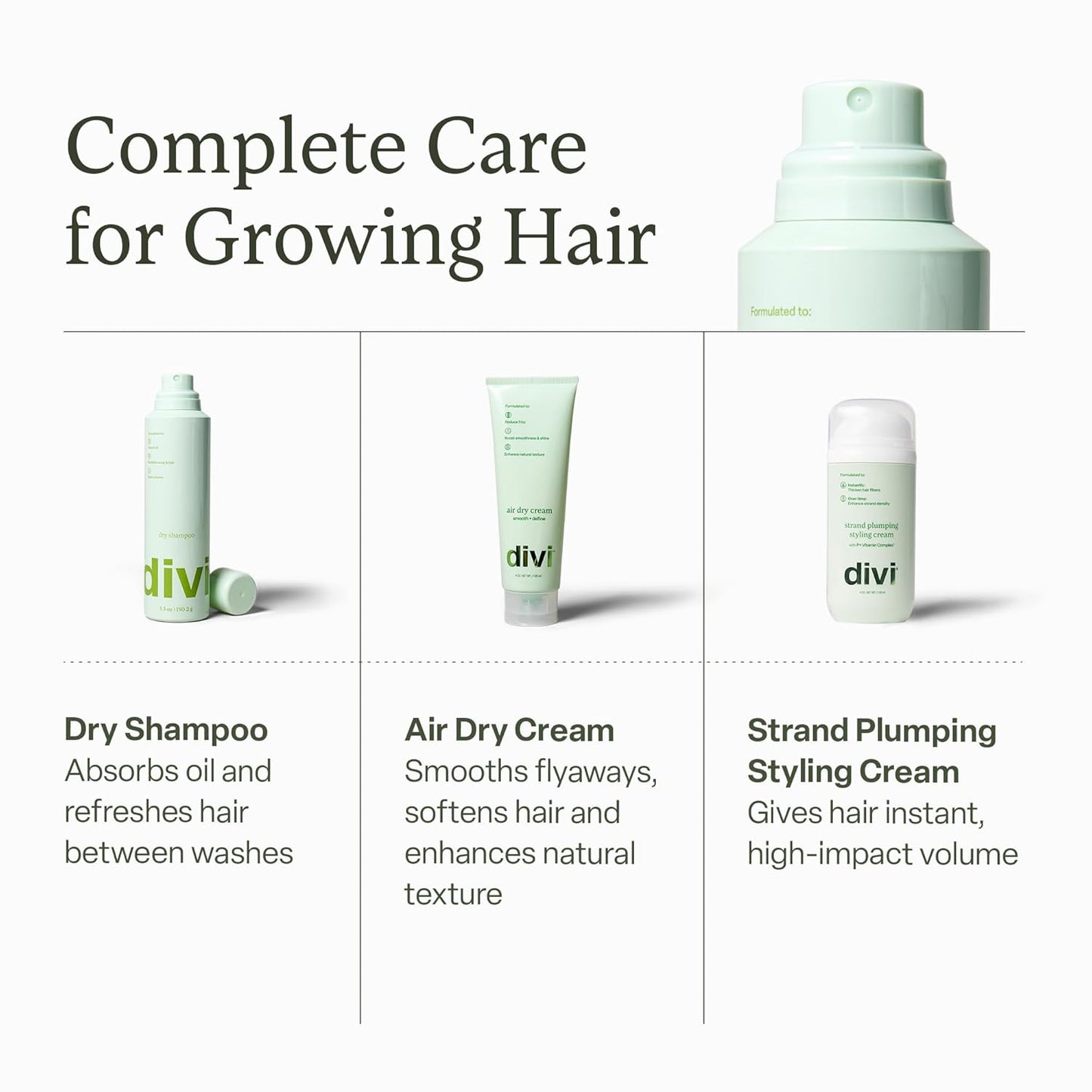 Divi Dry Shampoo Spray for Women - Oil Absorbing Formula | Scalp Balancing, 5.3oz