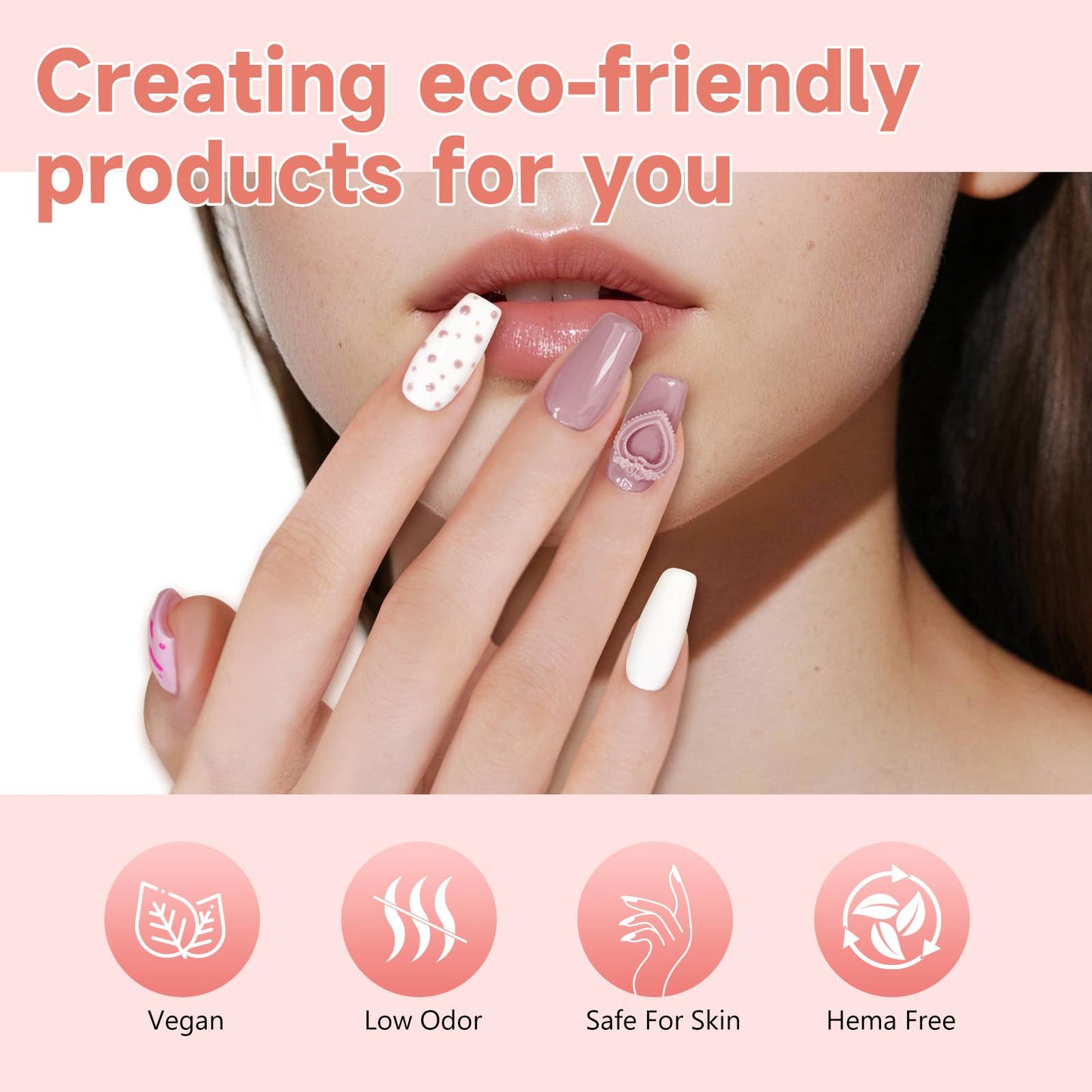 BUBU CANDY 15ml 6Color Gel nail polish kit Gift LED lights Nail file Daily nude color series set,Hema free, Salon Manicure and Nail Art DIY at Home Solid color DIY at Home for Women