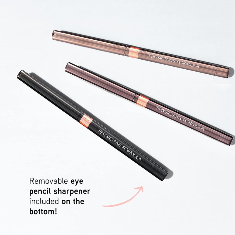 Shimmer Eyeliner Pencil Set - Custom Eye Enhancing Trio | Black, Dark Brown, Brown