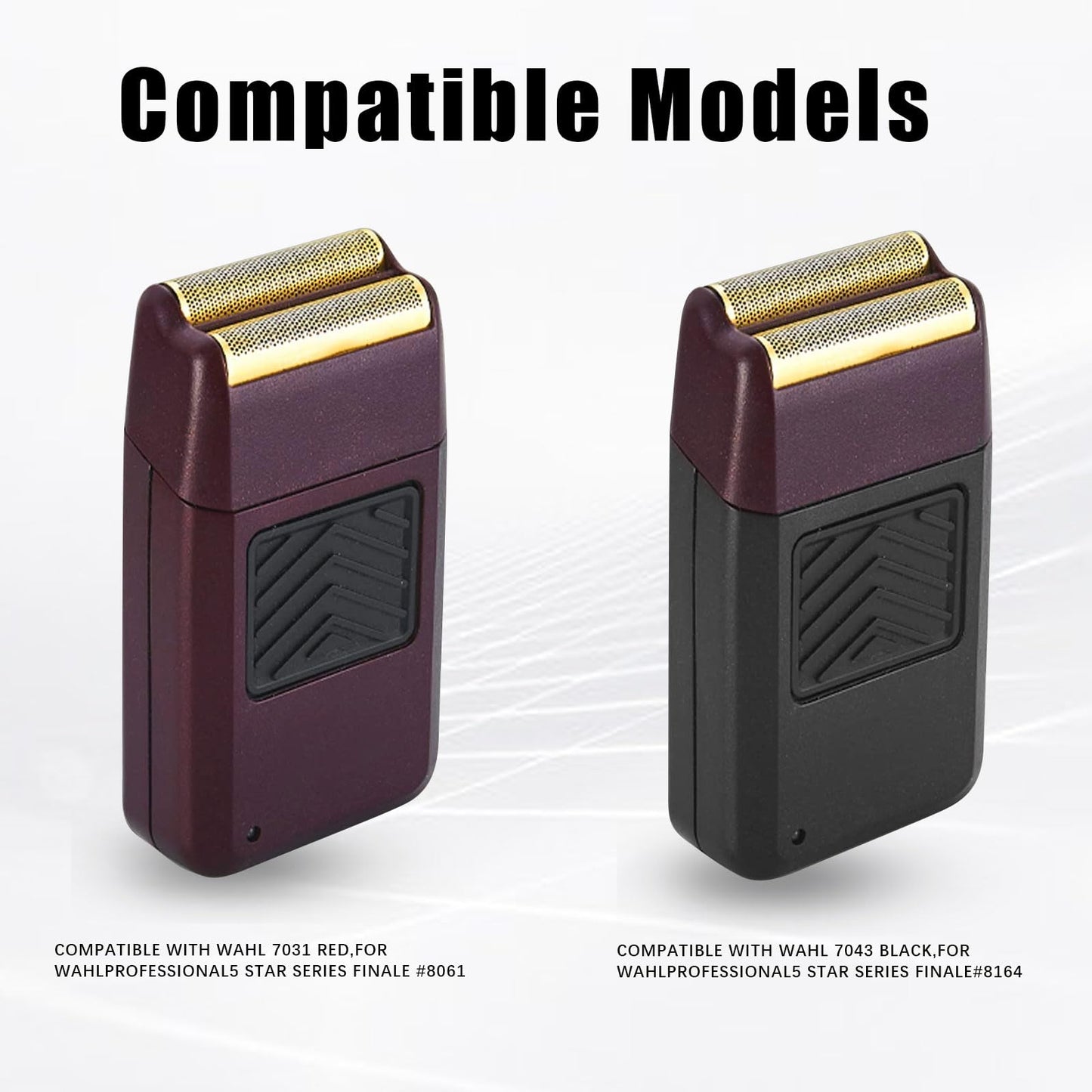For wahl Shaver Foil Replacement, Compatible with wahl Shaver Super Close Replacement Foil Head for Shaver 07031-100, 07043 (Red 2PACK)