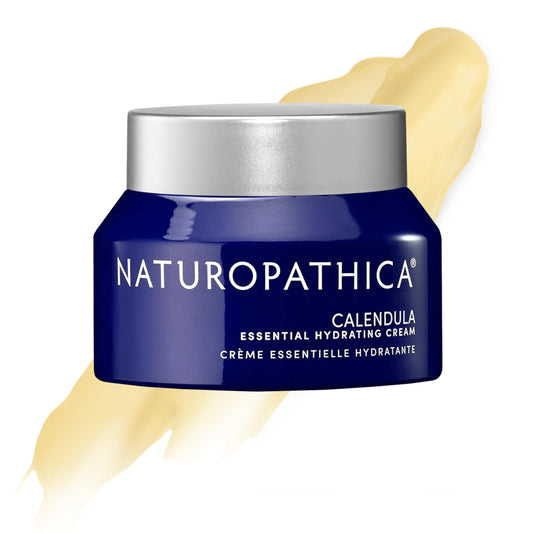 Naturopathica Calendula Essential Hydrating Cream, Soothing Face Moisturizer for Dry and Sensitive Skin, Daily Nourishing Face Cream for Men and Women, 1.70 fl oz
