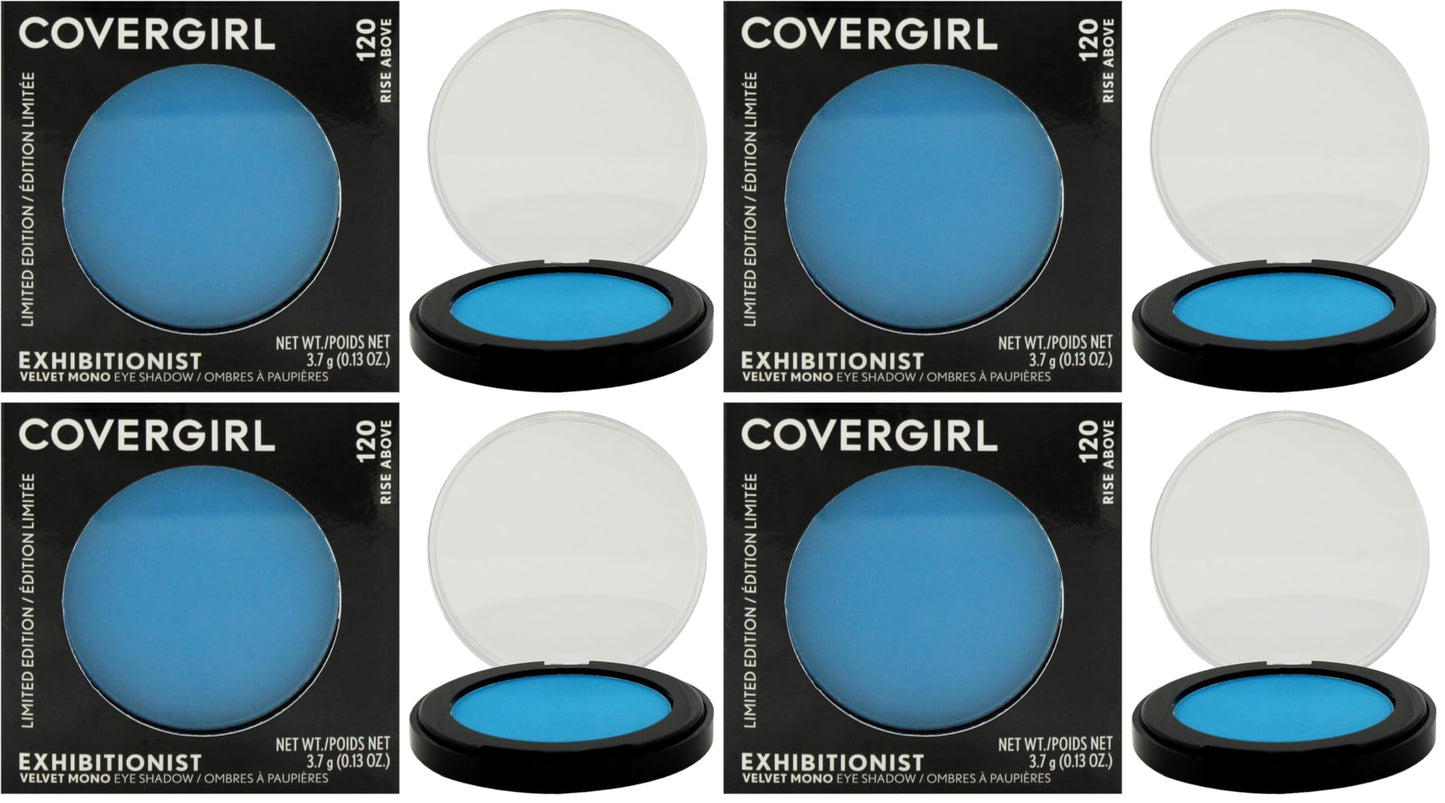 COVERGIRL Exhibitionist Velvet Mono Eye Shadow, Rise Above (Pack of 4)