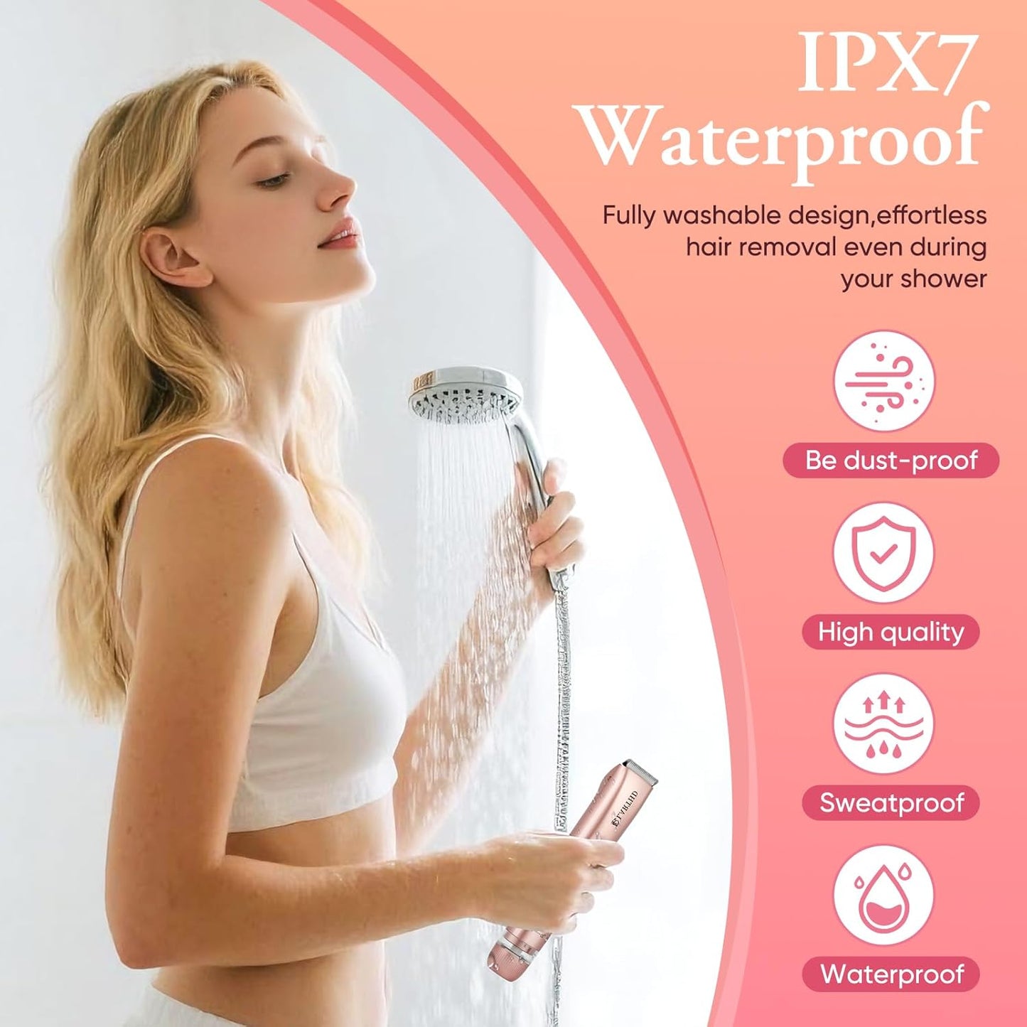 Flawless 2-in-1 Women’s Electric Shaver | Dual Head Bikini Trimmer, IPX7 Waterproof for Wet & Dry Use