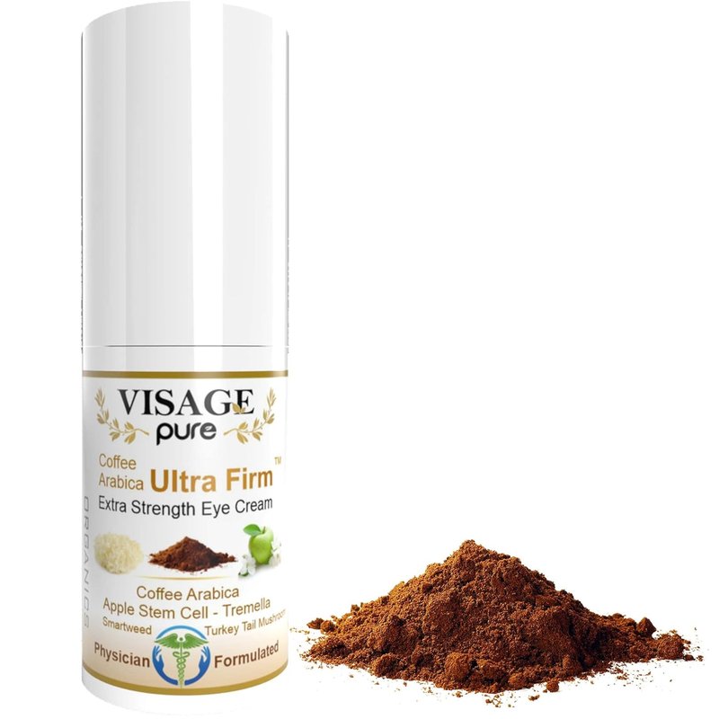 Caffeine Ultra Firm Eye Cream | Hydrating & Firming Treatment for Wrinkles, Puffiness & Dark Circles - Organic Formula