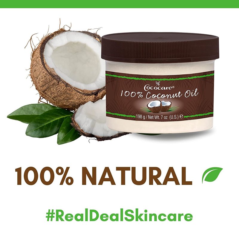 CocoCare 100 Percent Coconut Oil, 7 oz (Pack of 4)