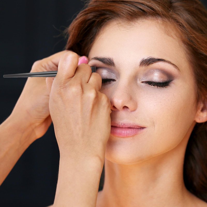 16 Pcs Brow Tint Brush Eyeliner Brush Eyebrow Brush Tint Ultra Thin Angled Eye Liner Brush Applicator, Fine Angled Eyebrow Tint Brushes, Eyeshadow Eye Brow Makeup Brush Applicator