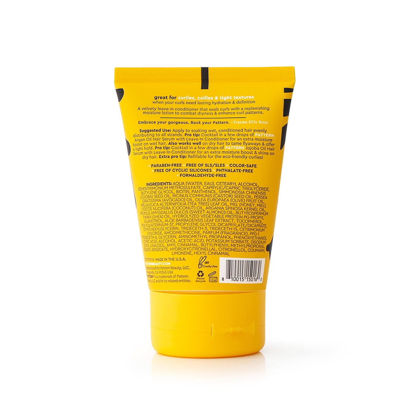 PATTERN Beauty by Tracee Ellis Ross Leave-In Conditioner 25 fl oz - Rich Moisture for Curly, Coily and Tight-Textured Hair, 3a to 4c