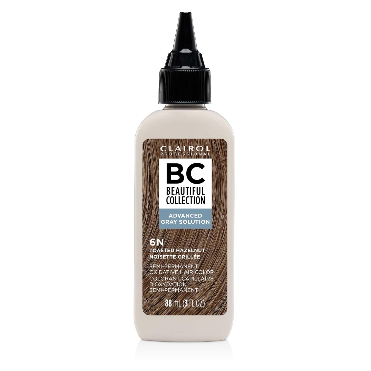 Clairol Professional Beautiful Collection Advanced Gray Solutions, 6N Toasted Hazelnut, 3 oz. - Packaging May Vary