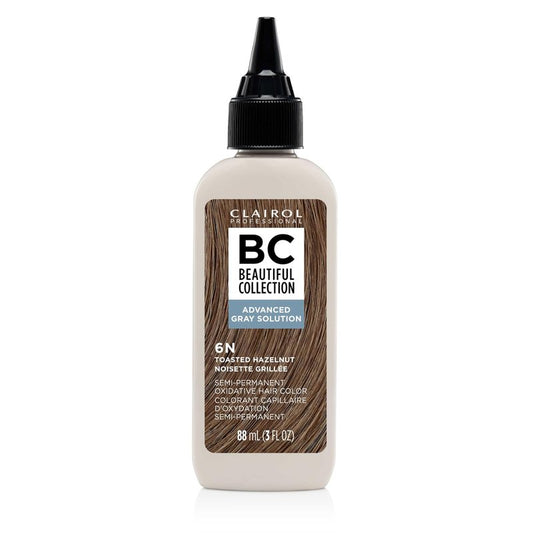 Clairol Professional Beautiful Collection Advanced Gray Solutions, 6N Toasted Hazelnut, 3 oz. - Packaging May Vary