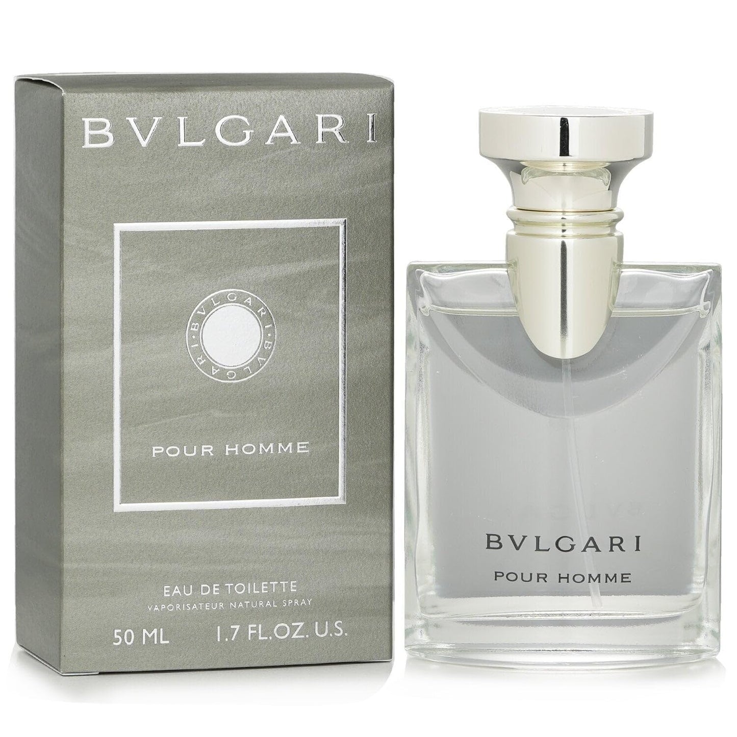 Bvlgari Pour Homme Eau De Toilette Spray for Men 1.7 Oz