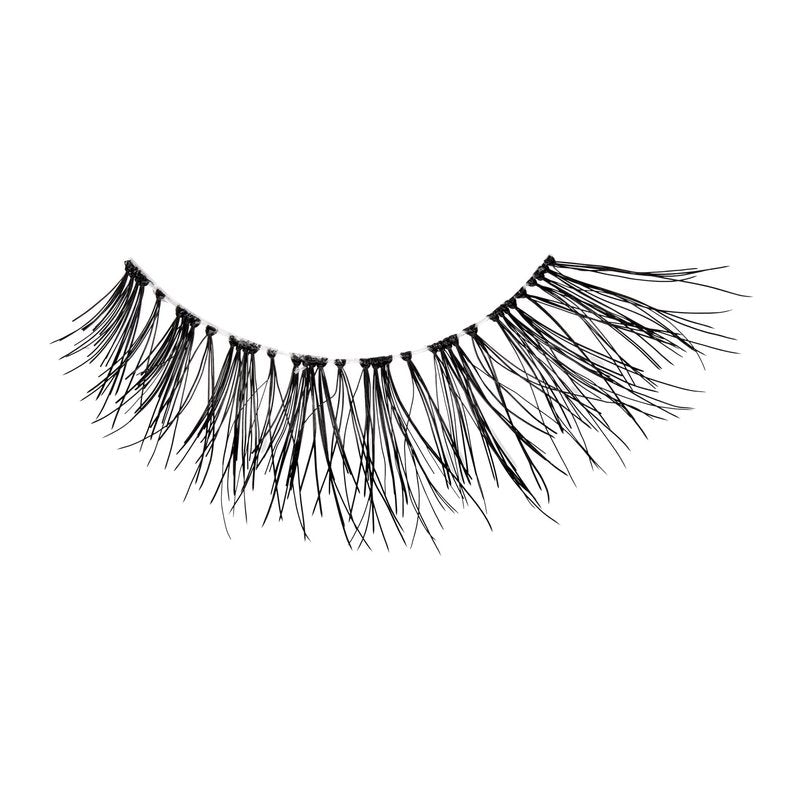Kiss So Wispy, False Eyelashes, 'Pixie', 12mm, Includes 5 Pairs Of Lashes, Easy to Apply, Reusable Lash Clusters