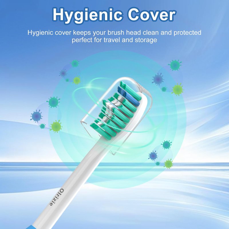 Sonicare Electric Toothbrush E-Series Replacement Heads for Philips Sonicare Replacement Toothbrush Heads Fit for Essence Xtreme Elite Advance and Cleancare，6 Pack