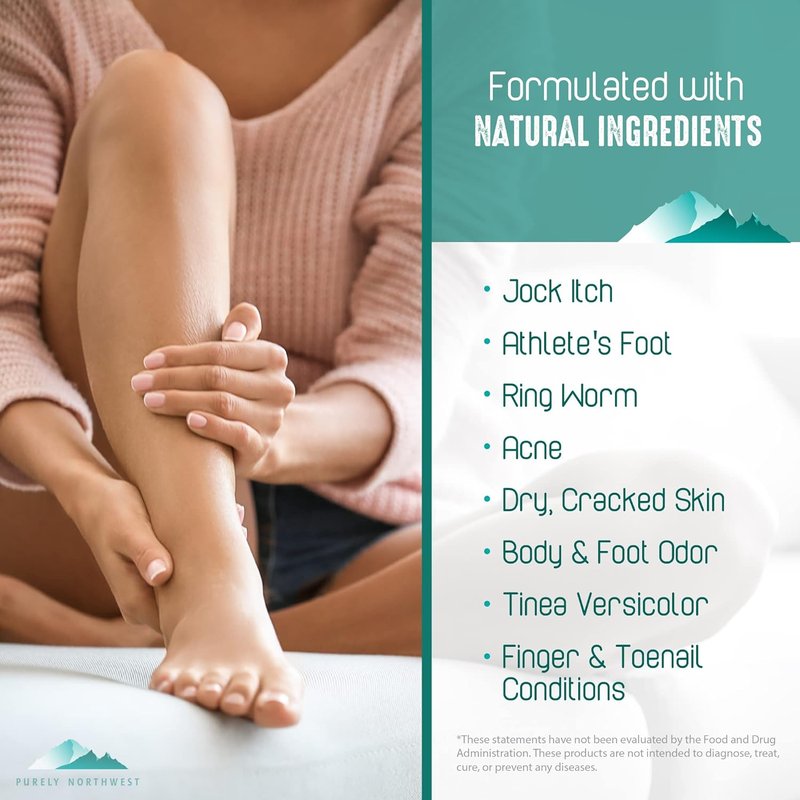 Tea Tree Oil & Peppermint Foot Soak - Epsom Salt Relief for Stubborn Odor, Athletes Foot & Itchy Skin | 16 oz