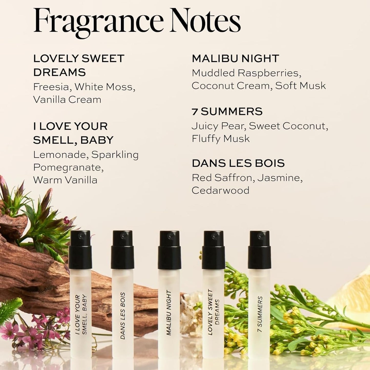 Dime Beauty Perfume Sampler, Hypoallergenic, Clean Perfumes, Eau de Toilette For Women