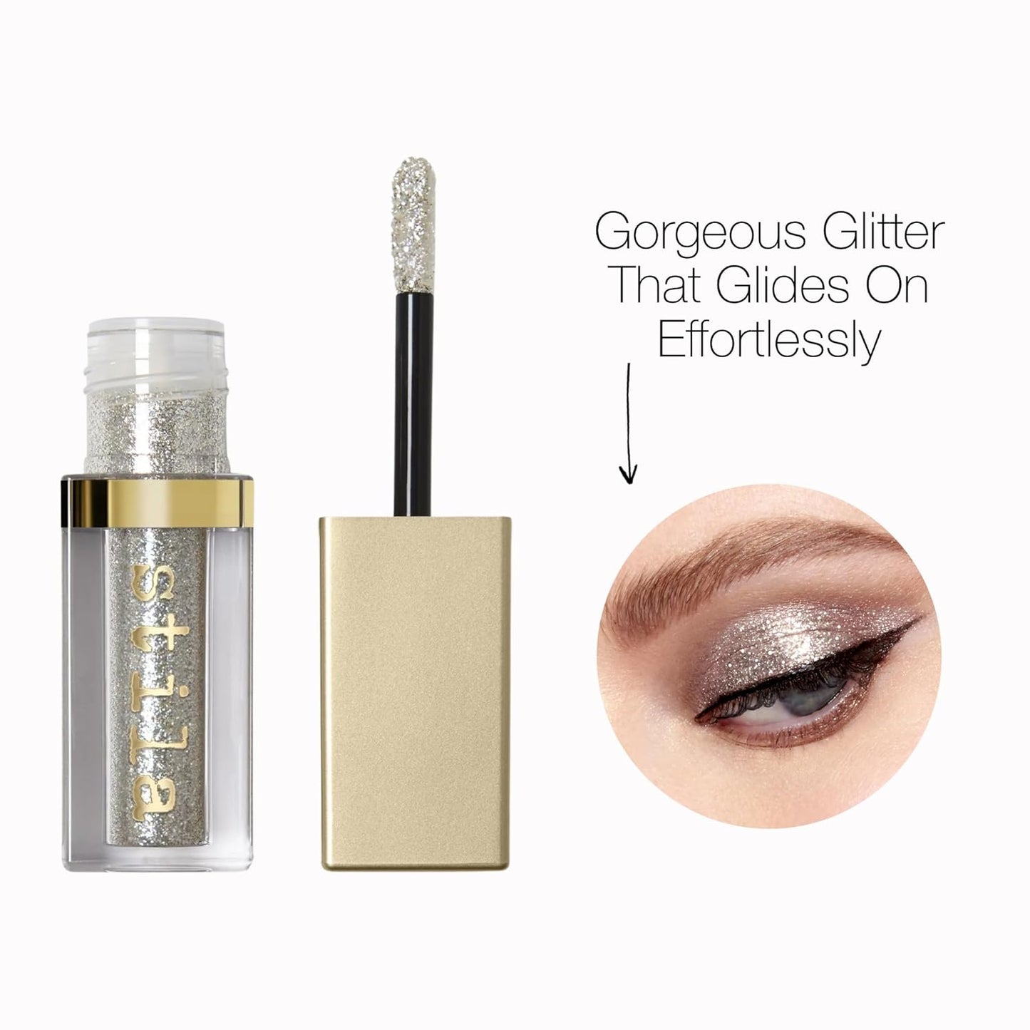 Stila Glitter And Glow Liquid Eye Shadow - Stunning Metallic Finish | Long-Lasting Wear