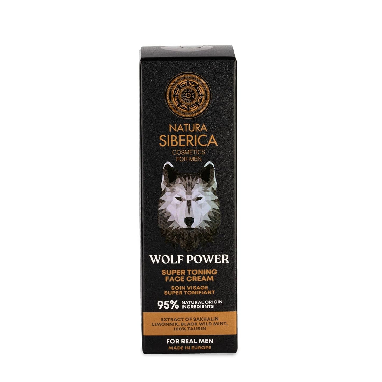 Wolf Power Super Toning Face Cream for Men - Natura Siberica 50ml | Anti-Aging Hydration