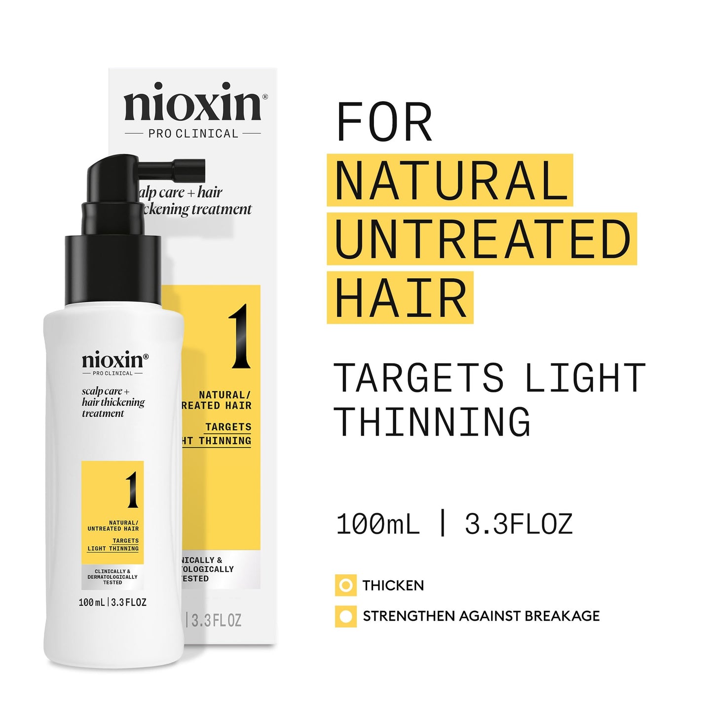 NIOXIN System 1 | Scalp Care | Leave-In Treatment | For Natural Hair