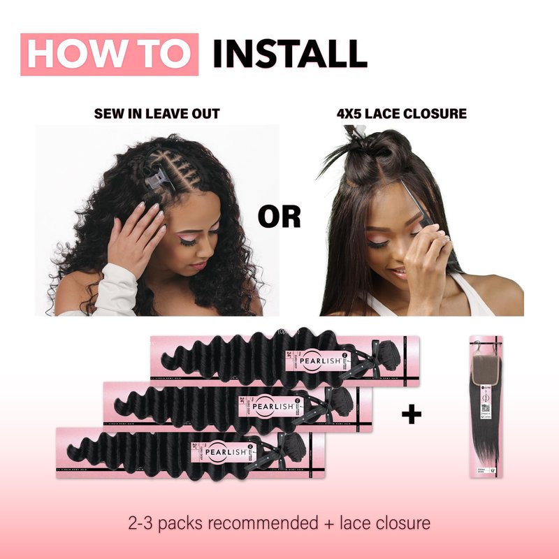 Sensationnel Pearlish bundle human hair - euro deep deep pearl conditioned 15a soft remy beauty supply sew in or glue on bundles (12 Inch, NATURAL)