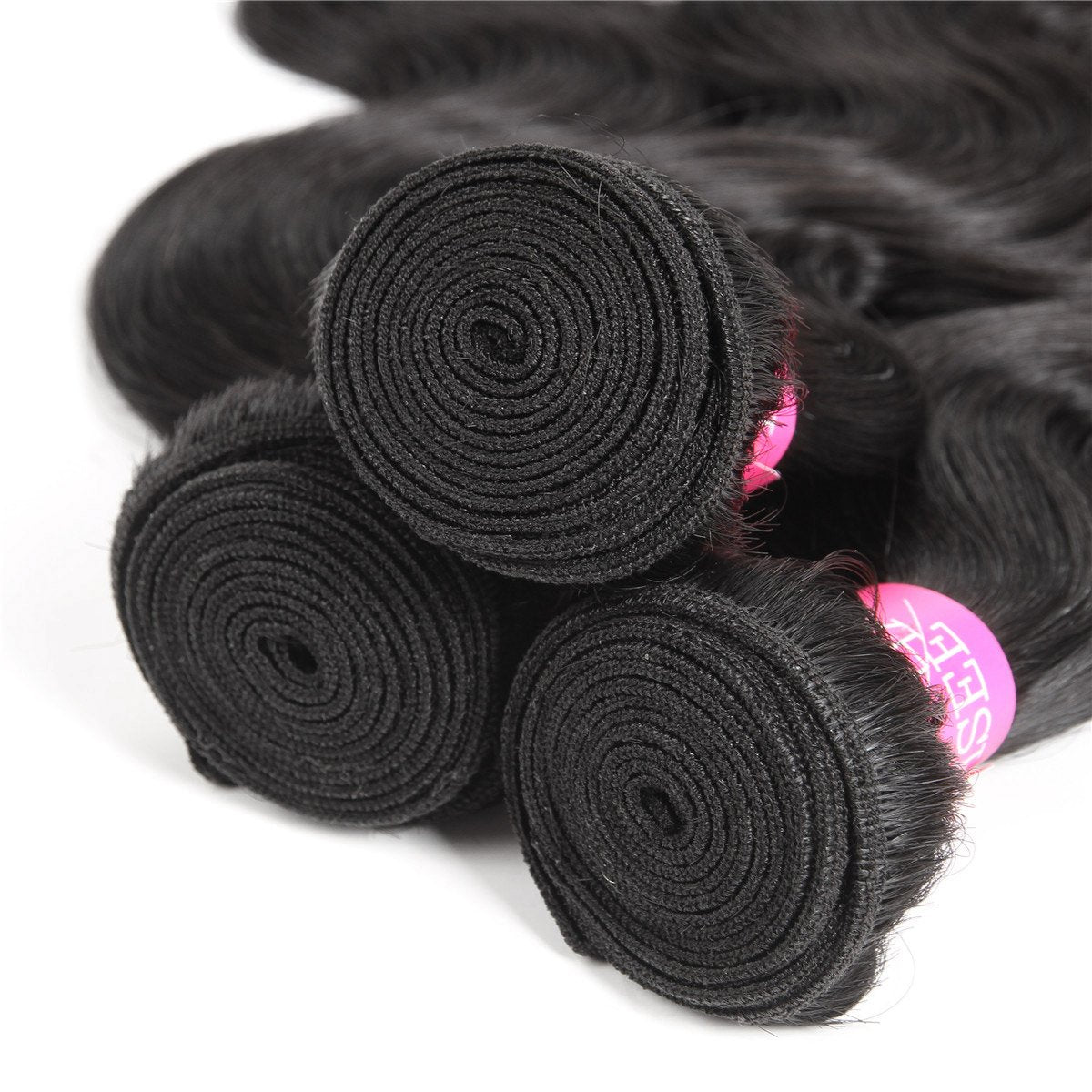 ISEE Hair 8A Unprocessed Brazilian Virgin Body Wave Human Hair One Bundles 100% Unprocessed Human Hair Extensions Natural Black (12'')