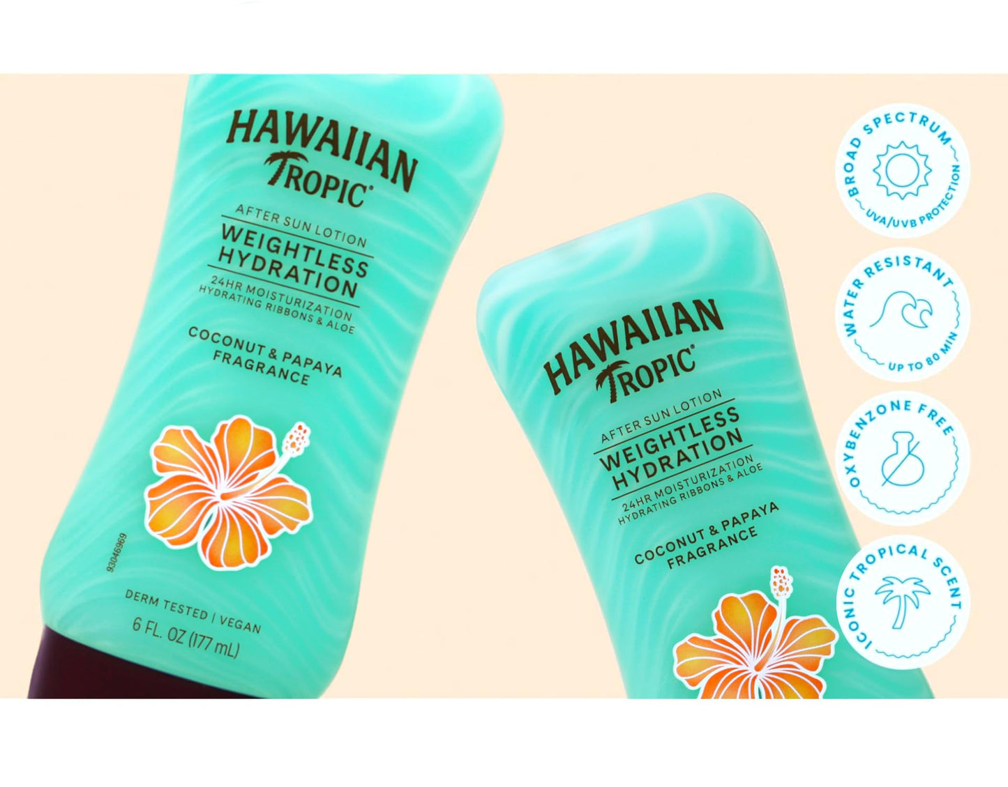 Hawaiian Tropic Silk Hydration After Sun Lotion 6 Ounce (177ml) (3 Pack)