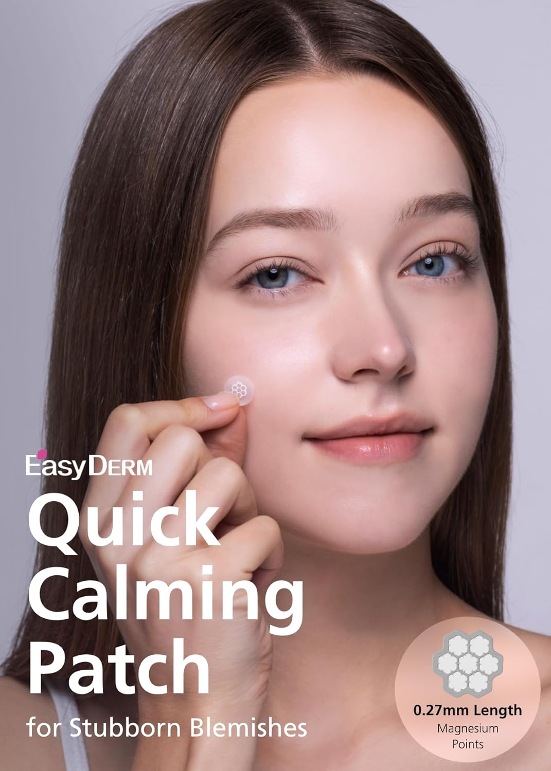 Magnesium Acne Care Patches - Quick Calming Treatment | 30 Individually Wrapped Patches with Tweezers & Ampoule