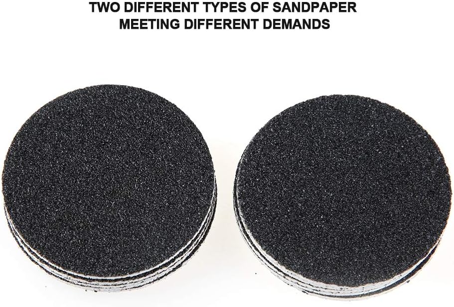 Electric Callus Remover - Adjustable Speed Foot File with 60 Replacement Sandpaper Discs for Smooth Feet | Powerful Pedicure Tool
