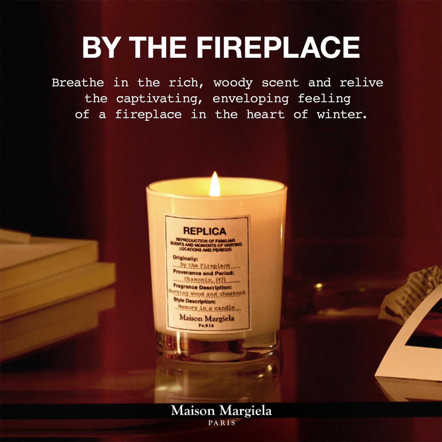 Maison Margiela Replica By The Fireplace Warm Candle - 5.8 Oz