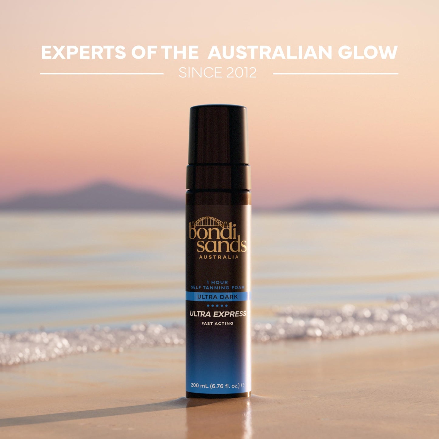 Bondi Sands Ultra Express Self Tanning Foam, Lightweight, Fragrance Free Self-Tanner for an Even, Streak-Free Tan, 6.76 fl oz