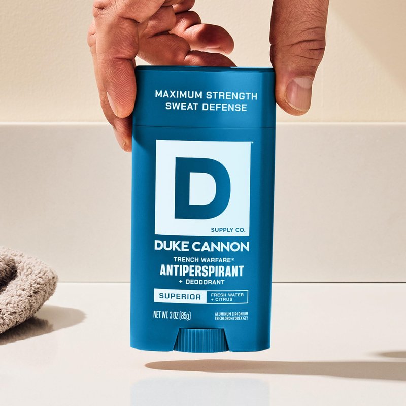 Duke Cannon Supply Co. Anti-Perspirant Deodorant for Men 3 oz. Superior, 2 Pack - Unique Masculine Scent, Odor Control & Soothe Skin