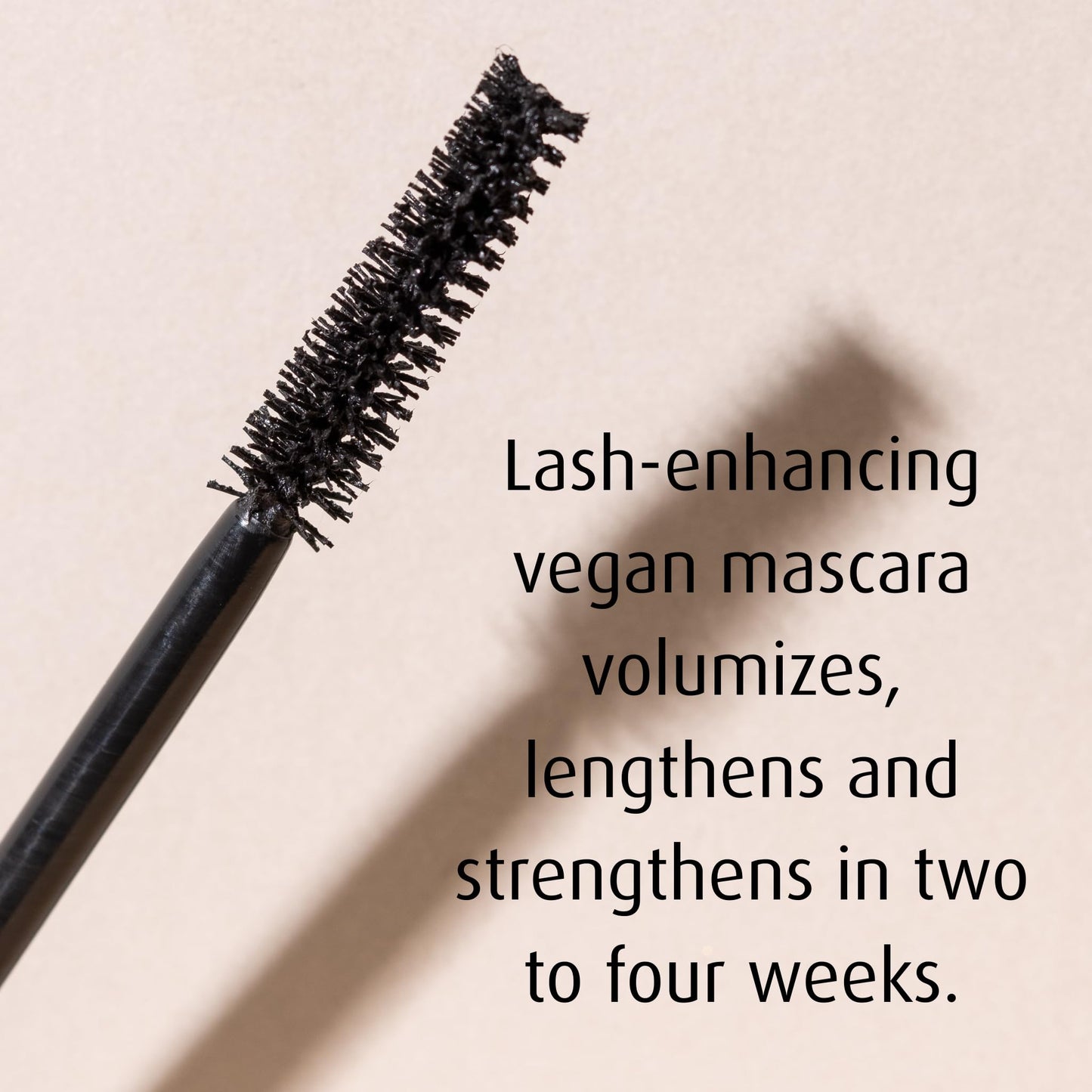 Lune+Aster Cosmic Growth Mascara | Carbon Black-Free, Lash-Enhancing Mascara - Jet Black