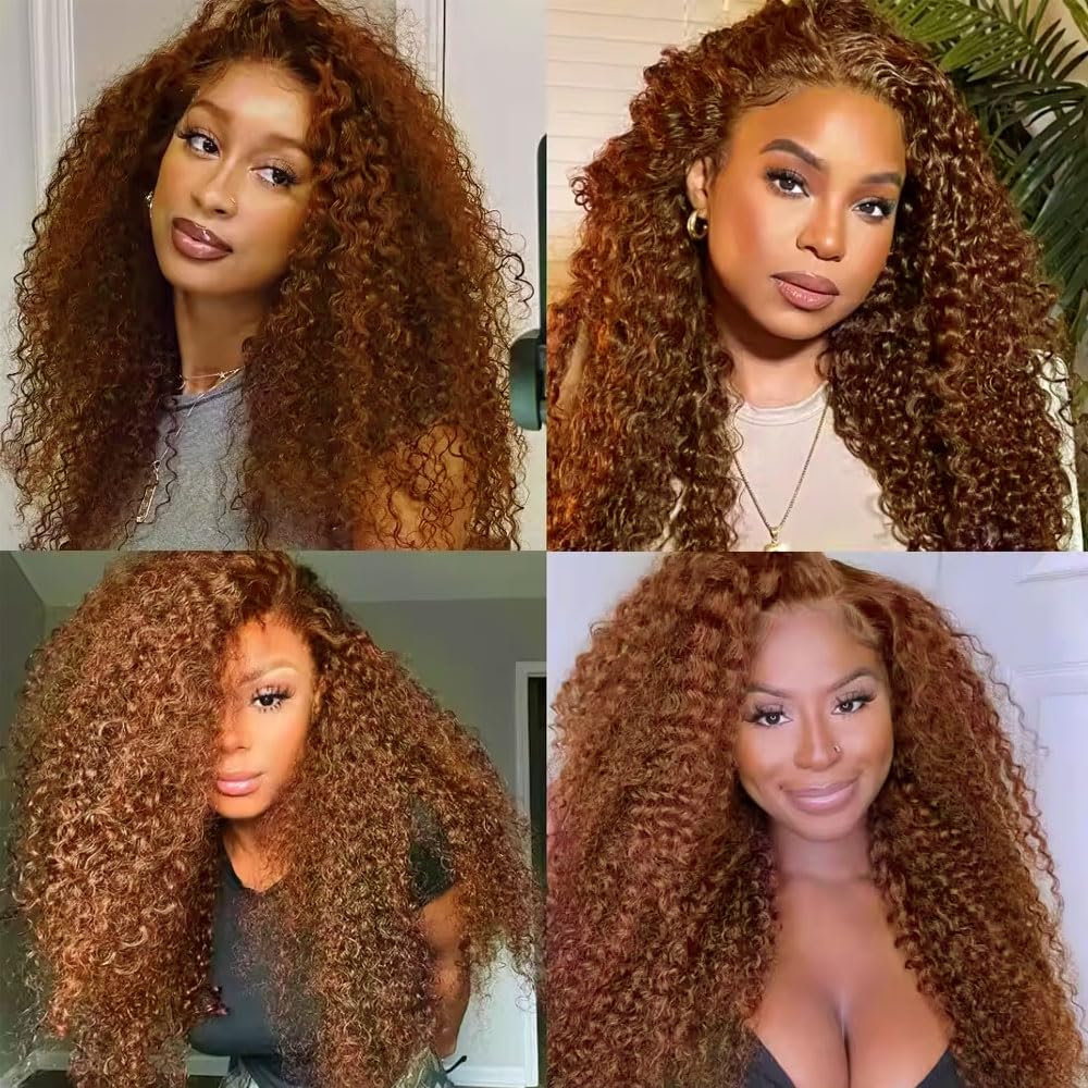 Color #30 Bundle Light Brown Deep Wave Human Hair Bundles Light Brown Bundle Color #30 Loose Deep Wave Bundles Human Hair Extensions 14 14 14 Inch